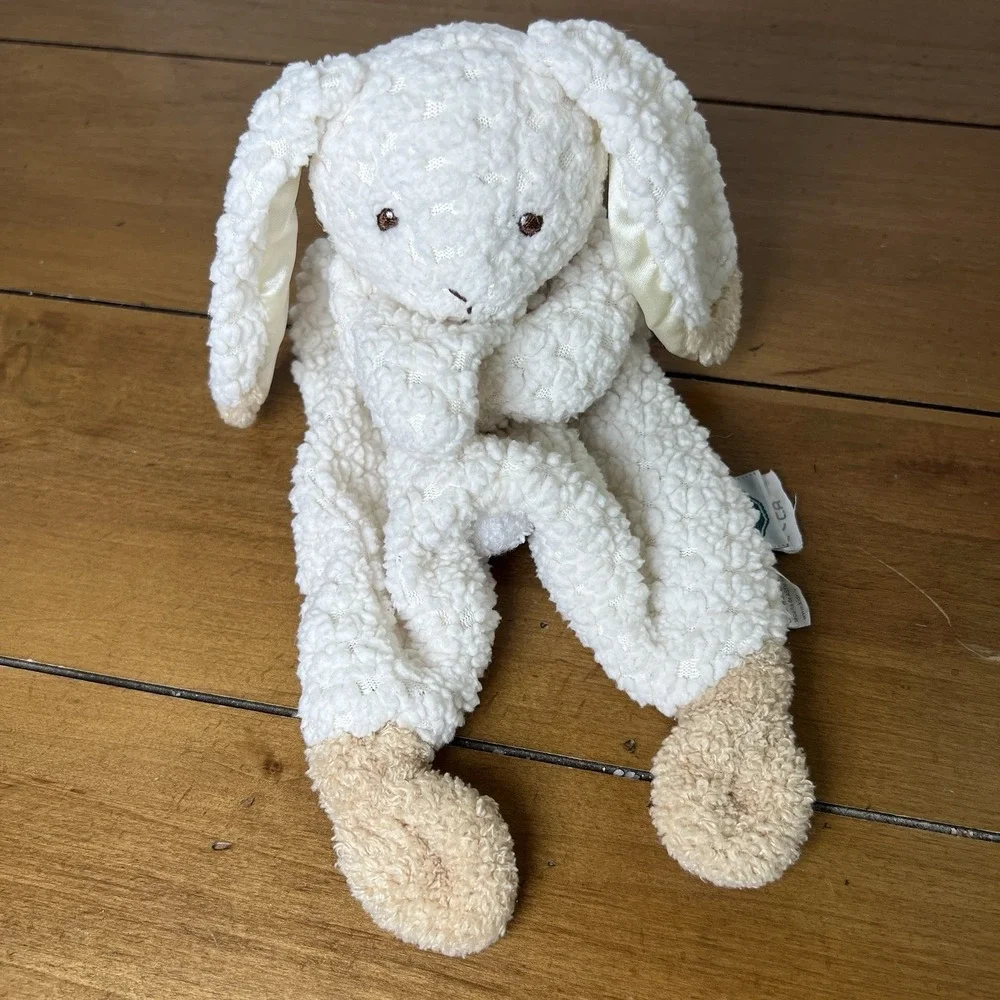 Mary‎ Meyer Bunny Rabbit Lovey Baby Security Blanket Satin Ears 12